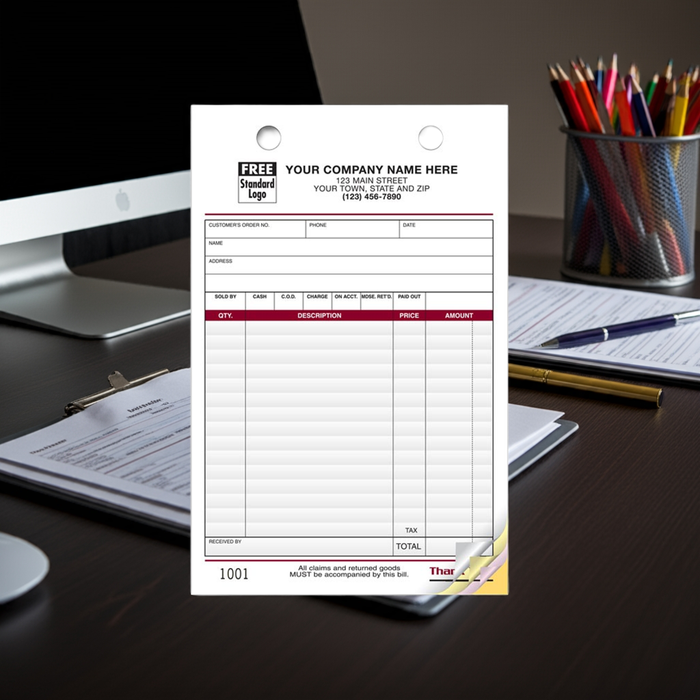 2531 Multi Purpose Register Forms Image Design Large Format5 1/2x8 1/2