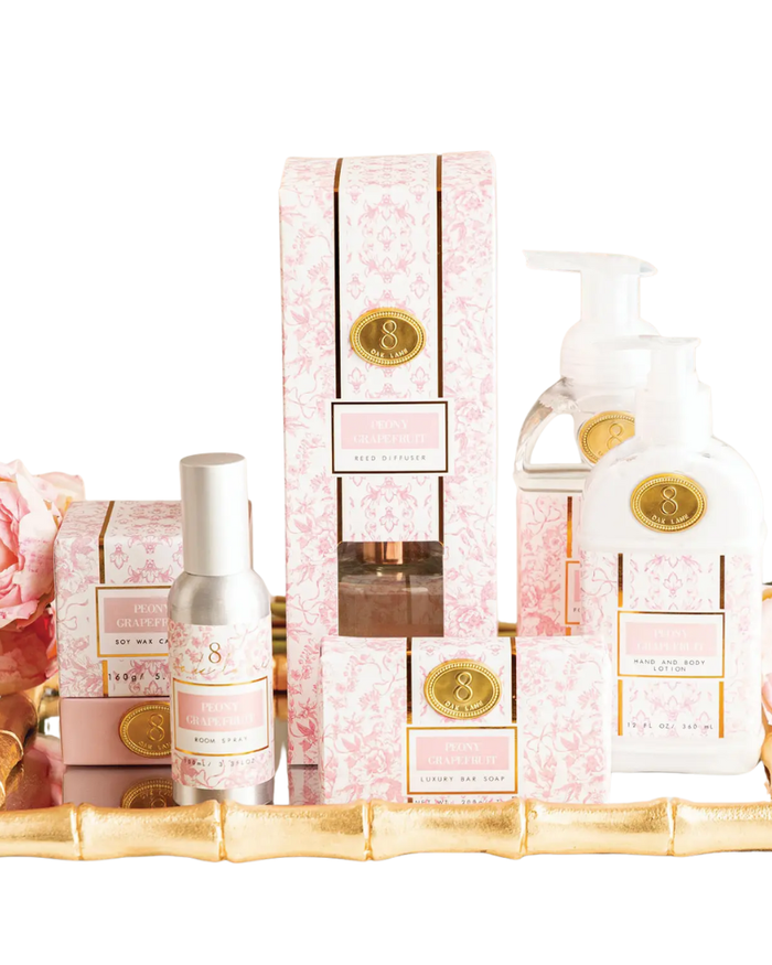 8 Oak Lane Peony Grapefruit Soy Wax Candle