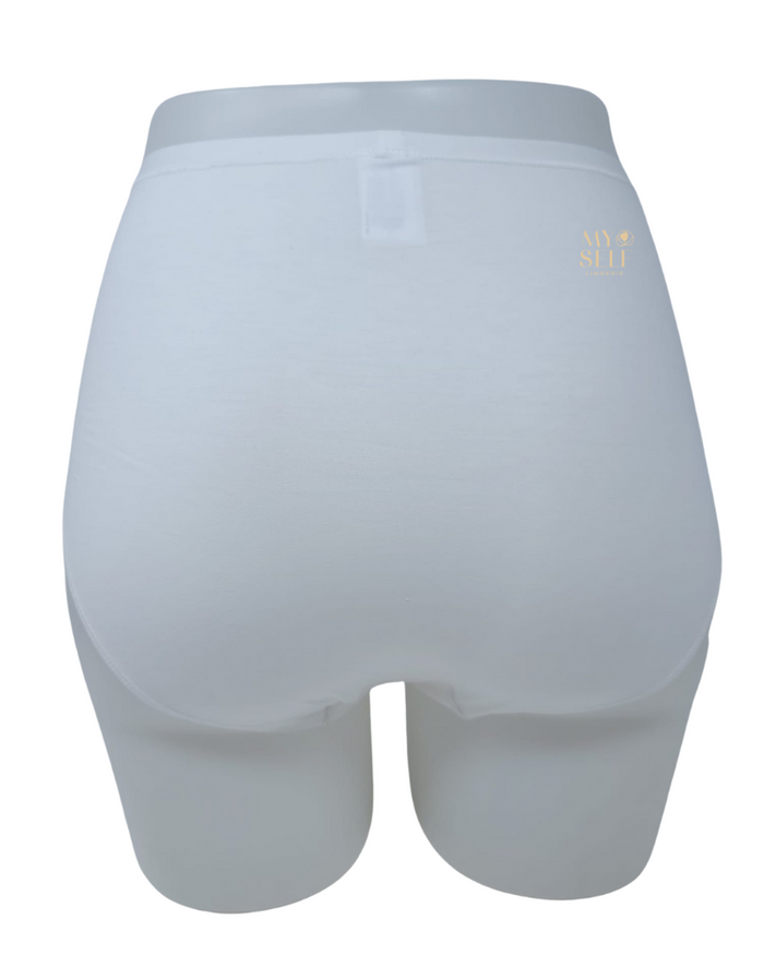 Calida White Natural Comfort Cotton Full Brief Myselflingerie.com