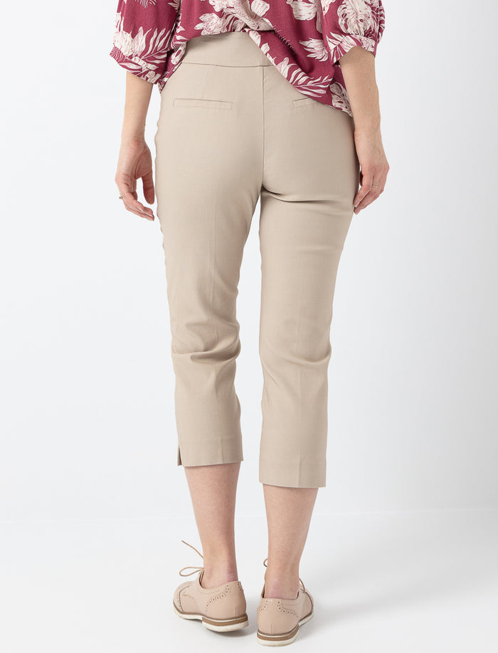 Capri jambes droites à enfiler