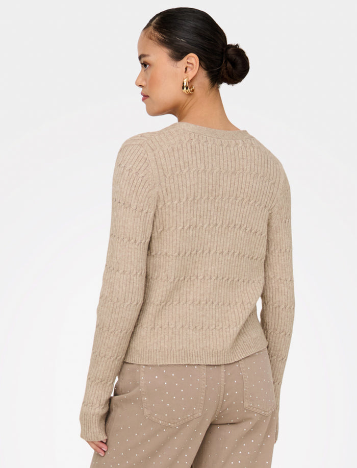 Cardigan ajusté en tricot