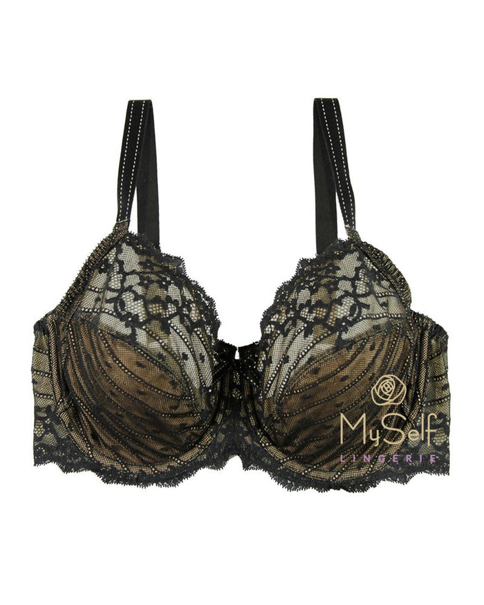 Chantelle Black Rive Gauche Full Coverage Unlined Bra