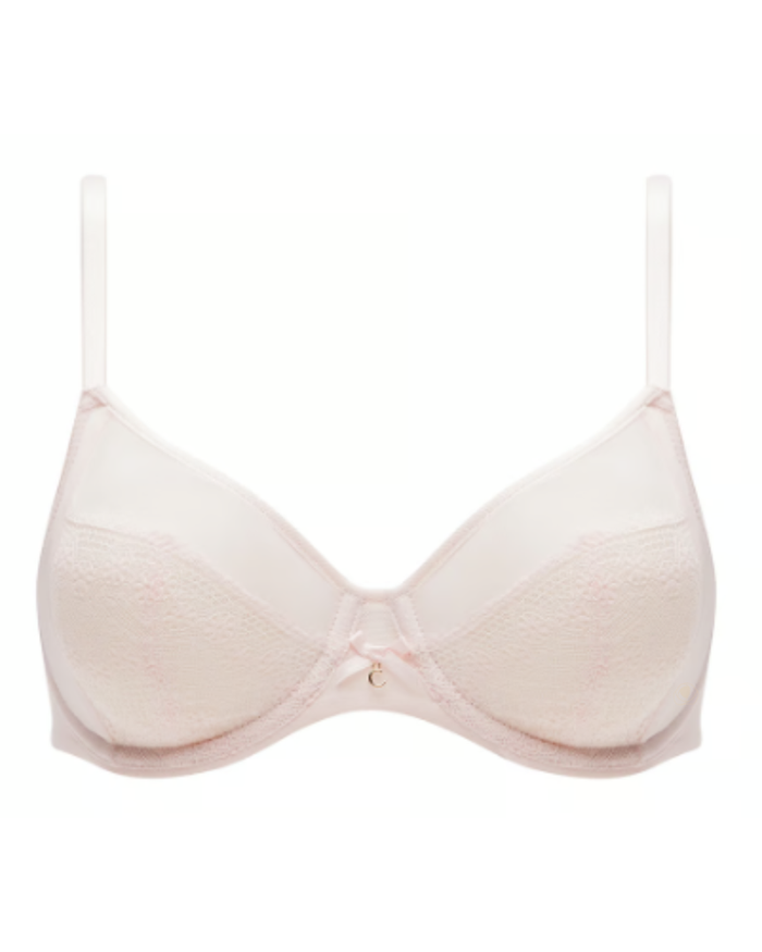 Chantelle 1571 Blushing Pink 3 Part Revele Moi Underwire Bra myselflingerie.com