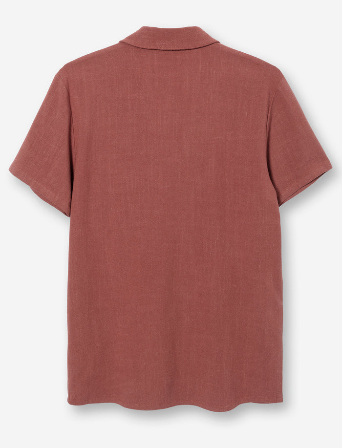 Chemise à col cubain