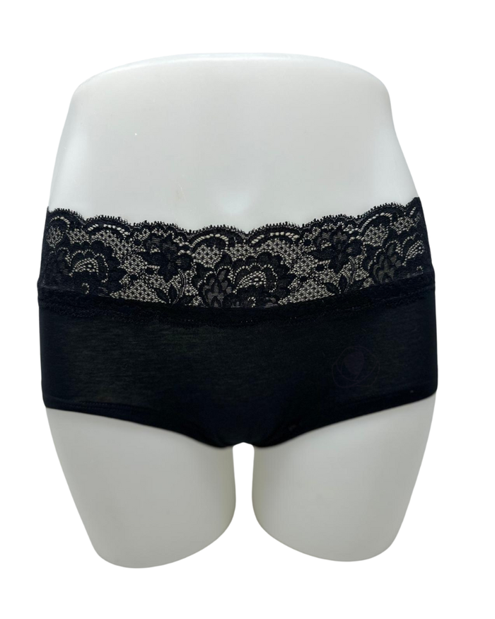 Cosabella Black Peachie Boyshort