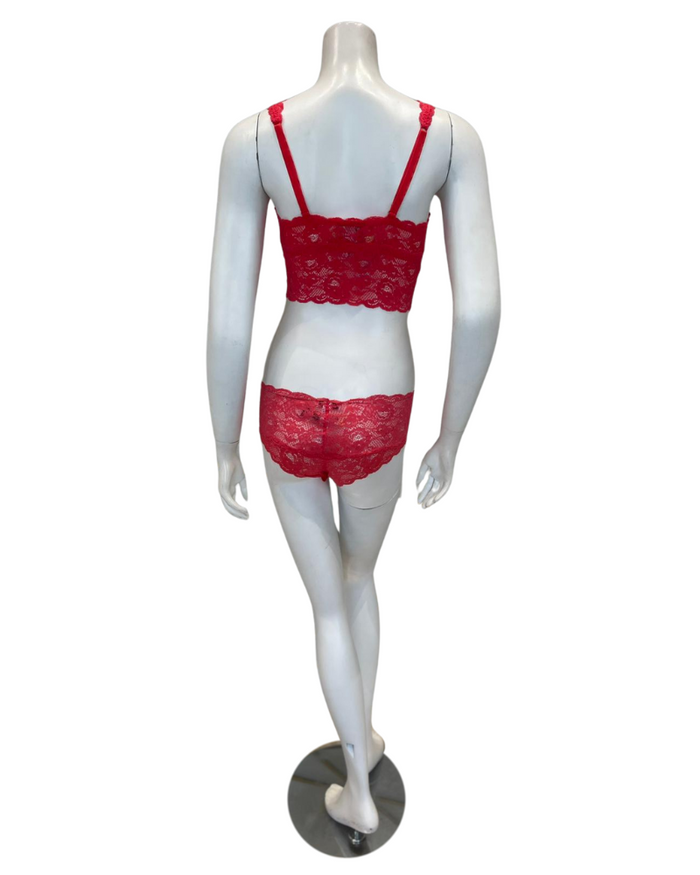Cosabella NEVER1386+07ZL Ibisco Lace Bralette & Short Set Myselflingerie.com