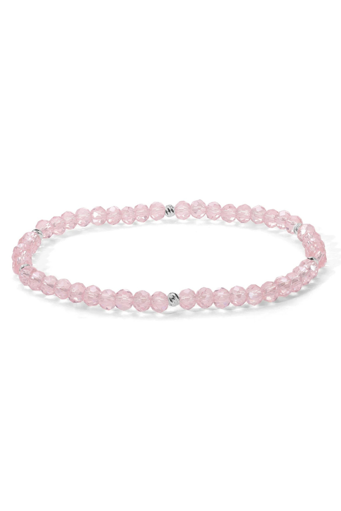 Crystal Bracelet - Light Pink