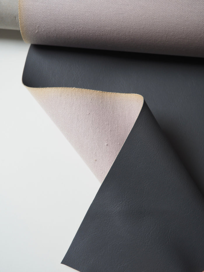 Dark Grey Pleather