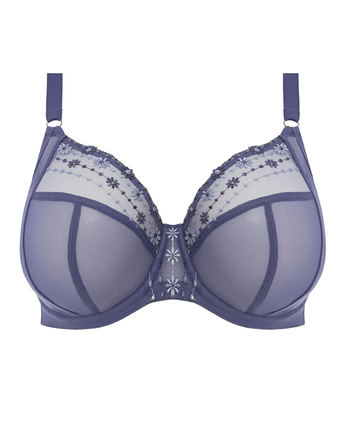 Elomi 8900 Denim Daisy Matilda Plunge Underwire Bra myselflingerie.com