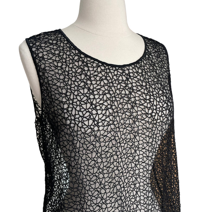 Geometric Lace Top - L
