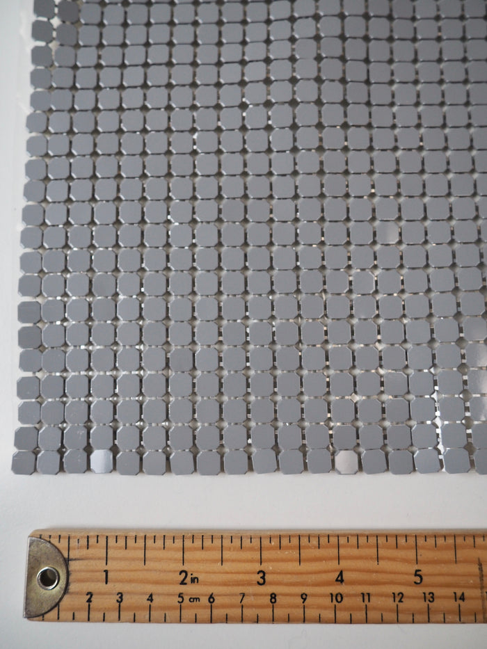 Grey Large Plastic Backed Chainmail