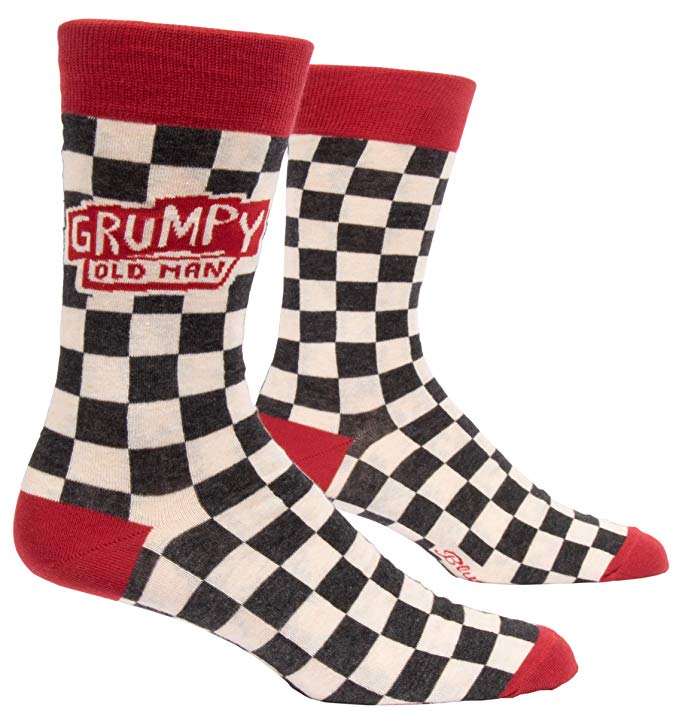 Grumpy Old Man Crew Socks - Ali's Wagon