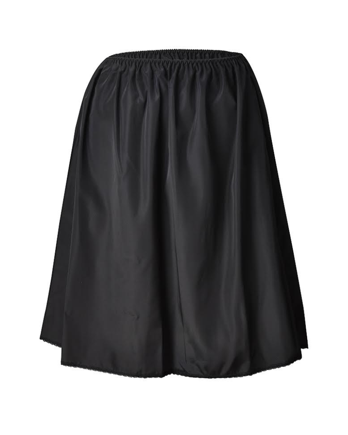 Heirloom 5527 27" Black Taffeta Half Slip myselflingerie.com