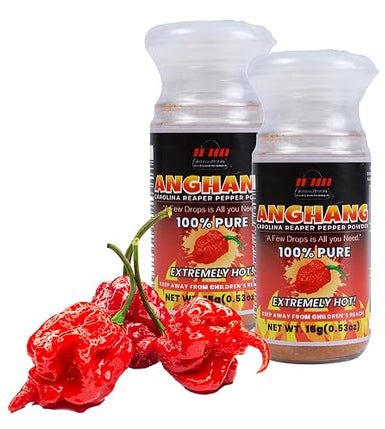 HOT PEPPER - Extra Hot Pepper Powder 1 Bottle.