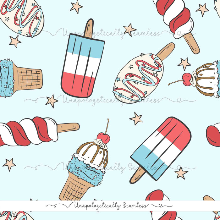 Ice Cream Chillin Blue