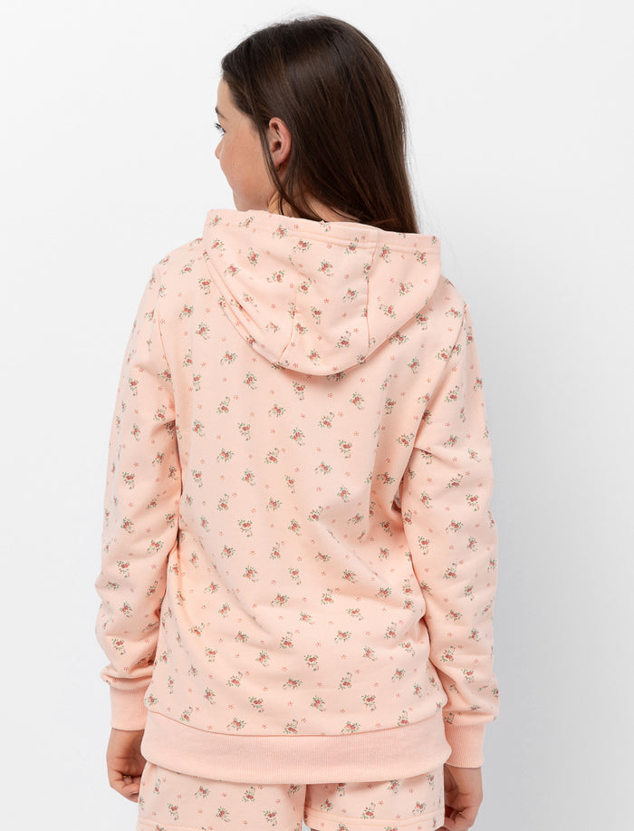 Kangourou floral en coton ouaté
