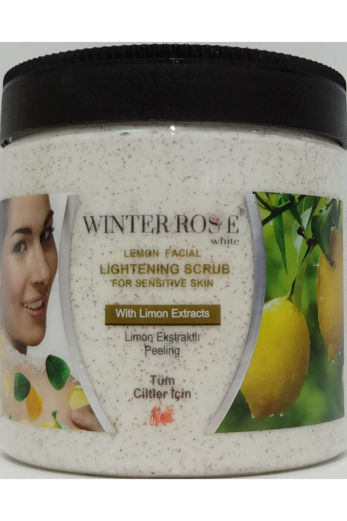 Kontes Winter Rose Lemon Facial Lightening Scrub 500 gr - Aegean Vibe