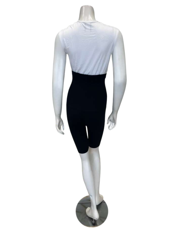 Leonisa 012940 Black Extra High Waisted Firm Support Shorts Myselflingerie.com