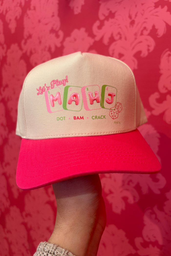 Let's Play Mahj Trucker Hat