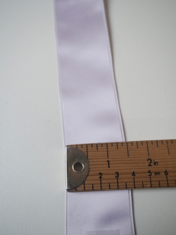 Lilac Double Faced Satin Ribbon 40mm