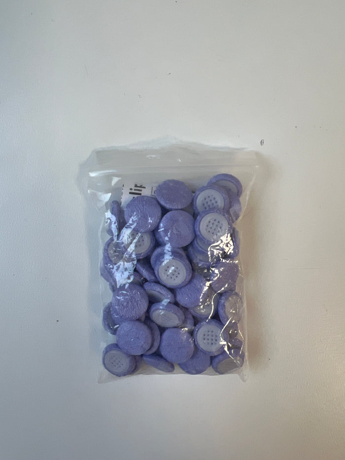 Lilac Fabric Covered Buttons 12mm x57