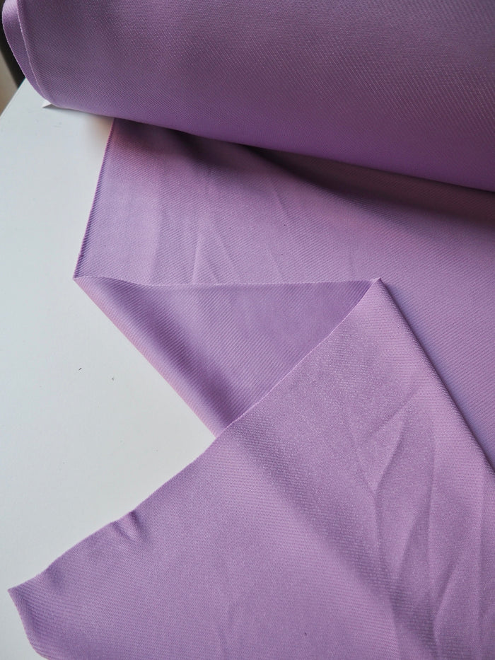 Lilac Viscose Satin Twill Jersey