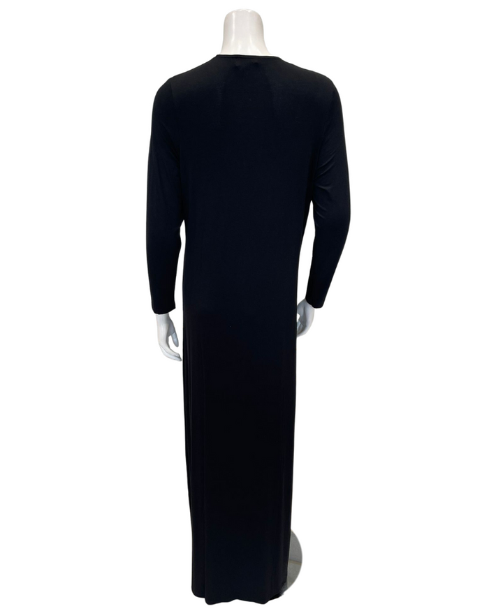Lunderbeck N5198 Black Orchid 3D Pull On Modal Nightgown Myselflingerie.com