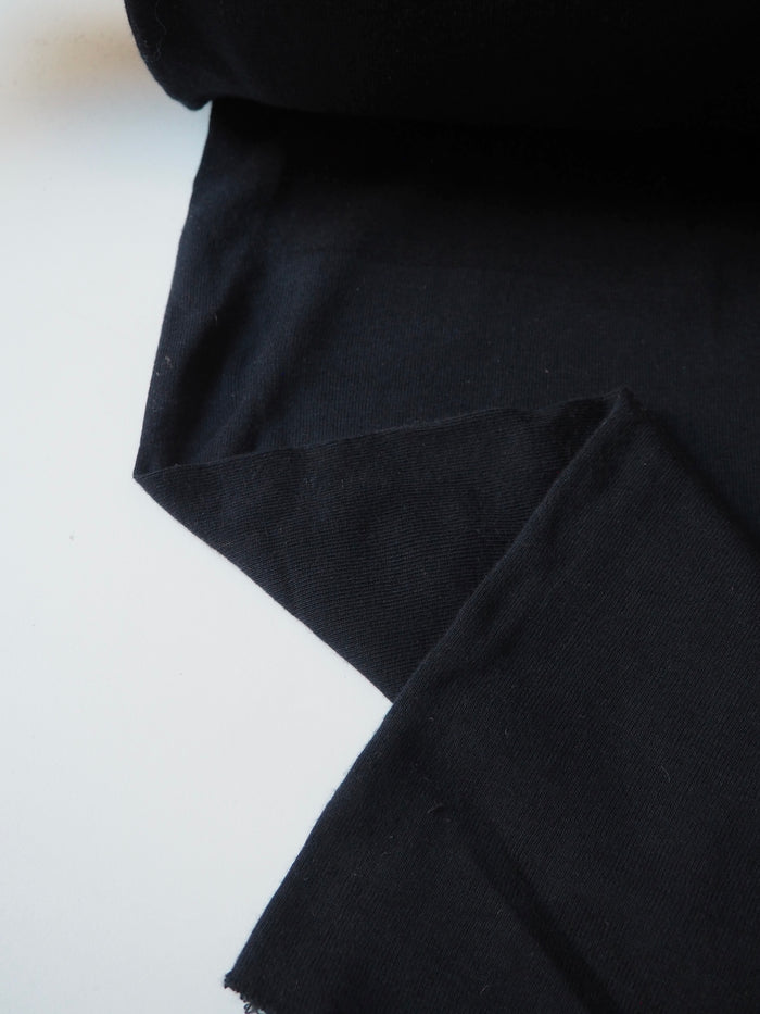 Midnight Circular Cotton 1x1 Ribbing