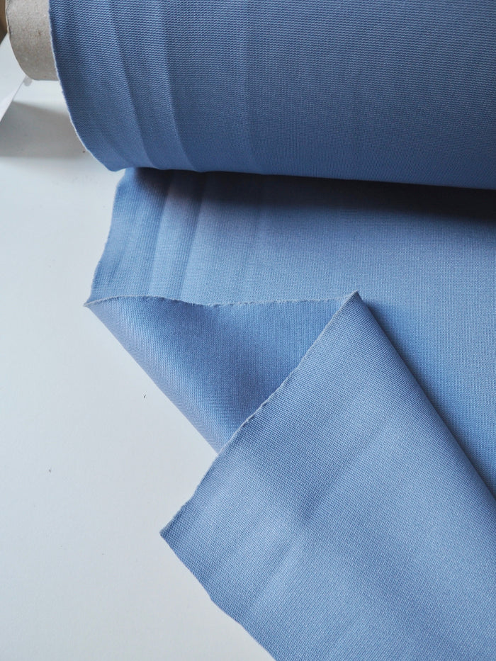 Periwinkle Viscose Ponte di Roma Jersey