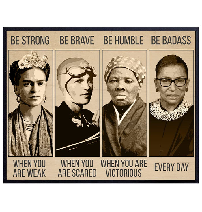 Positive Motivational and Inspirational Quote Print 10x12 Framed.