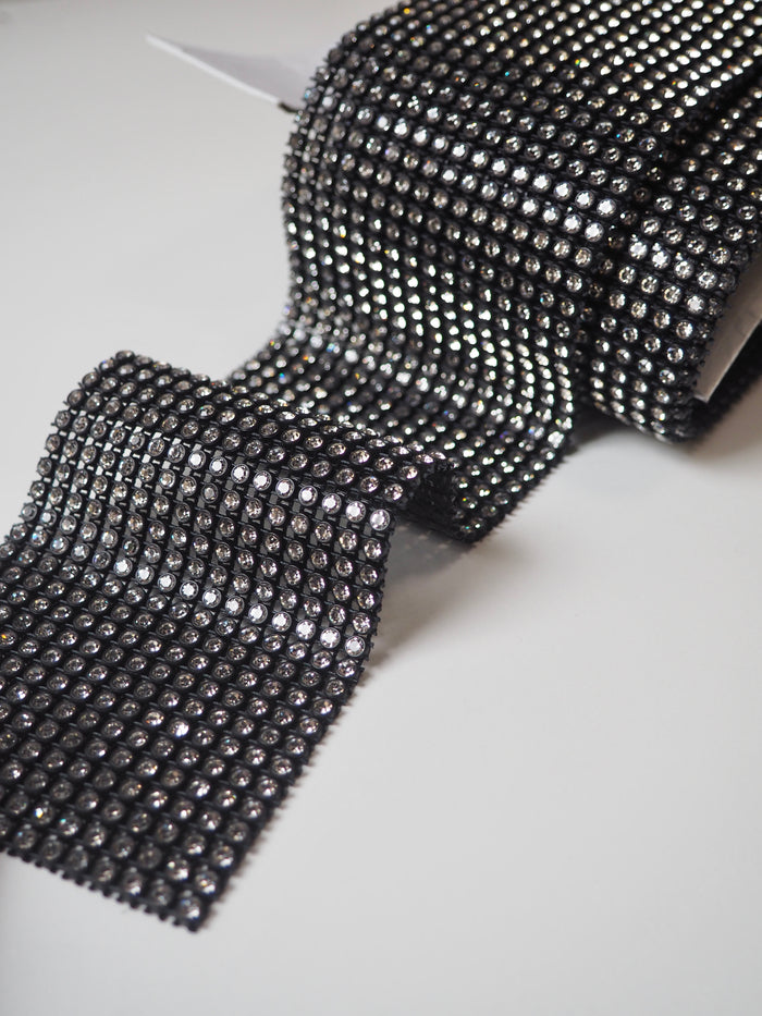 Preciosa Clear Diamante Trim 8cm
