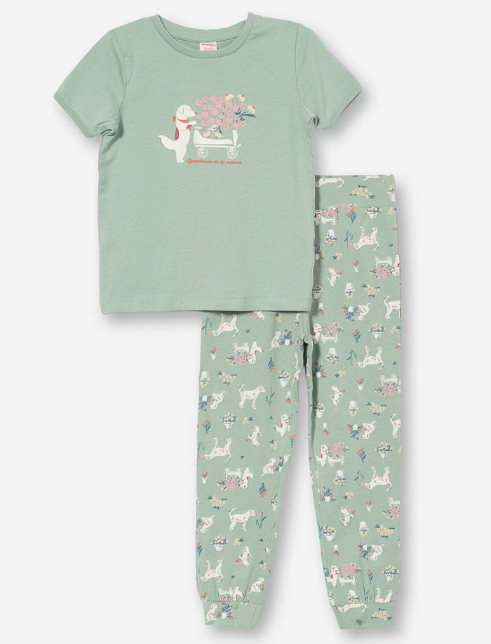 Pyjama 2 pièces imprimé