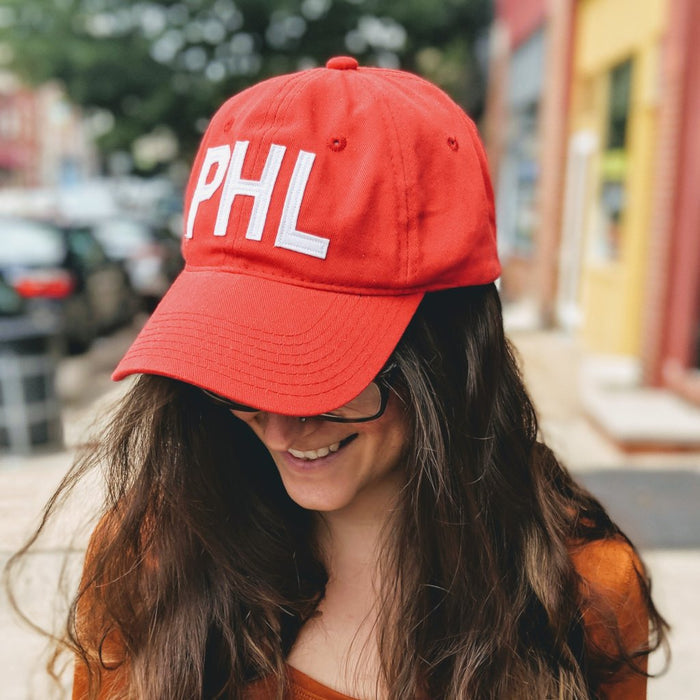Red PHL Baseball Hat - Ali's Wagon