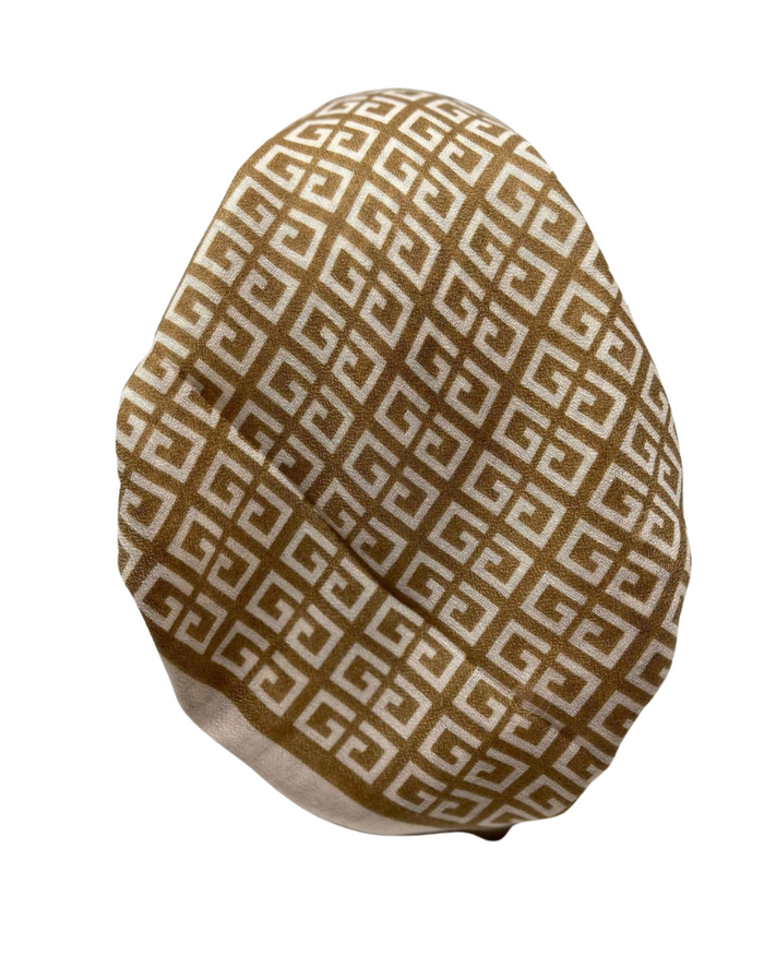 Revaz Tan Fendi Adjustable Pre-Tied Bandanna with Velvet Grip