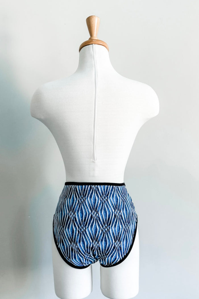 Blue Ikat Bikini Brief