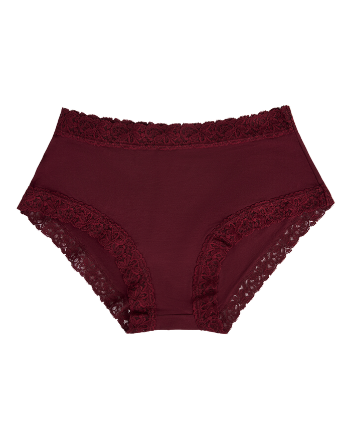 SHE Cabernet Modal Lace Hipsters 3 Pack