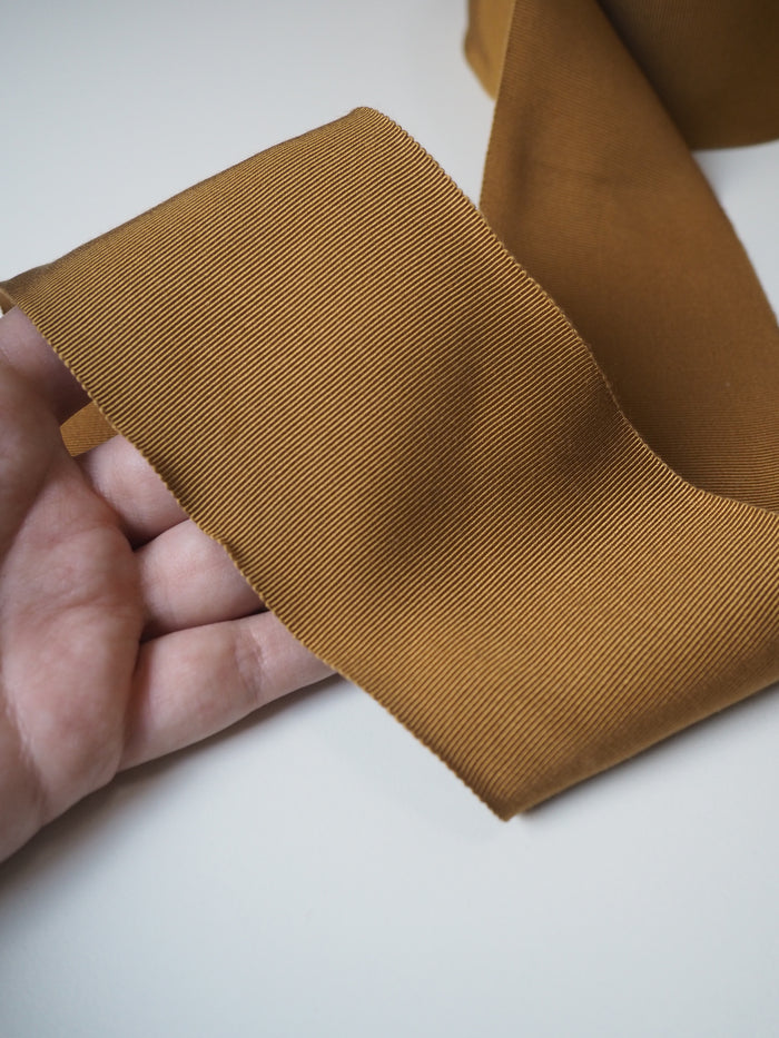 Shindo Gold Grosgrain Ribbon 78mm