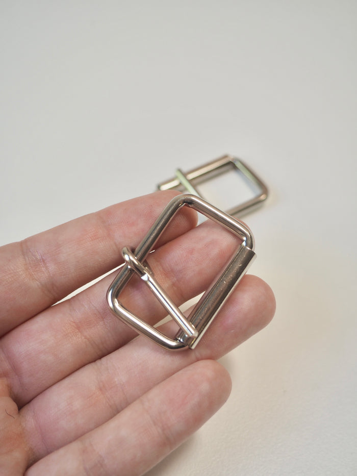 Silver Buckle 40mm