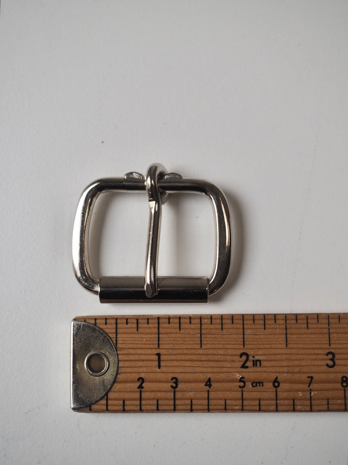 Silver Chunky Buckle 40mm