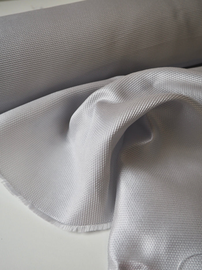 Silver Textured Sateen