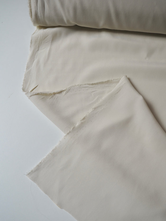 Smoke Silk/Acetate Crepe de Chine