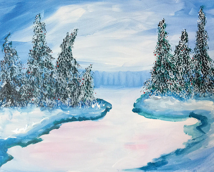 Snowy Pines