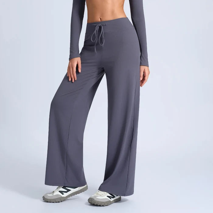 SPARK High Waisted Casual Straight Leg Yoga Pants for Women CY3673