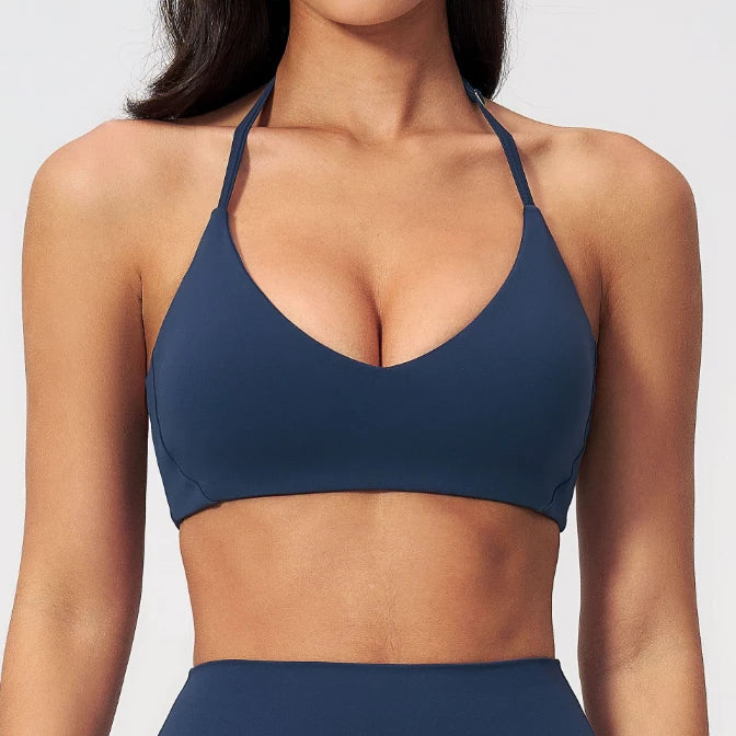 SPARK Women's Adjustable Halter Neck Yoga Bra ZC5529
