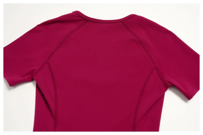 SPARK Women's Versatile Slim-Fit Short Sleeve Yoga Top ZC5558