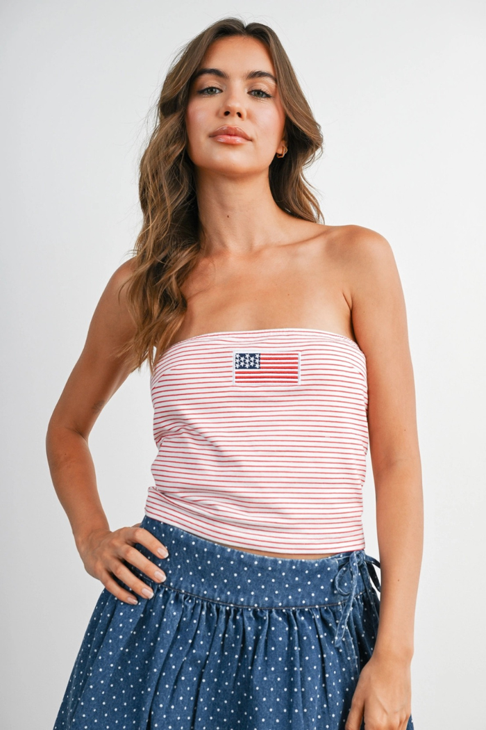 Stars and Stripes Tube Top - FINAL SALE