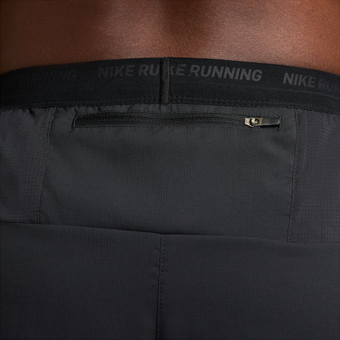 Nike Stride Dri-FIT 5" Stride Brief-Lined Running Shorts Men's - Black/Reflective Silver