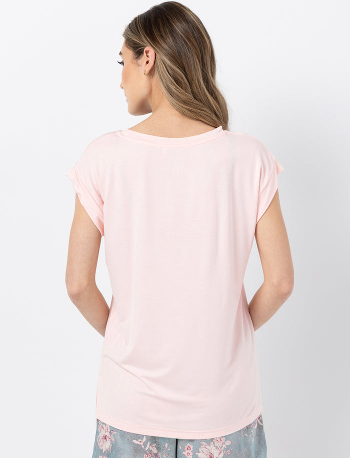 T-shirt de pyjama à manches dolman