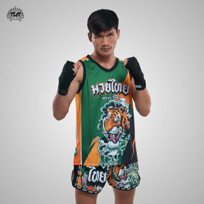 TUFF Muay Thai Tank Top Boxing Sleeveless Vest Gym Jersey (TUF-TT107)