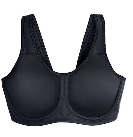 Wacoal 855170 Wacoal Black Sports Underwire Bra MYSELFLINGERIE.COM
